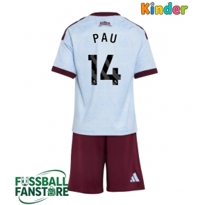 Aston Villa Pau Torres #14 Replik 3rd trikot Kinder 2026-27 Kurzarm (+ Kurze Hosen)